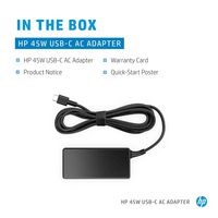 HP USB-C AC Adapter 45W HE - W126263172
