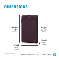 HP Reversible Protective 14.1-inch Geo Laptop Sleeve - W126262631