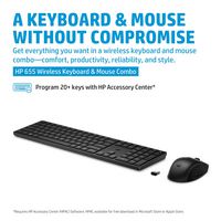 HP 655 Wireless Keyboard and Mouse Combo Czech Republic - W128444550
