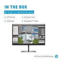 HP Z24n G3 61 cm (24") 1920 x 1200 pixels WUXGA LED Silver - W127062328