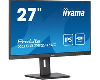 iiyama 27" ETE IPS-panel, 1920x1080, 250cd/m², 15cm Height Adj. Stand, Speakers, USB-C (65W PD),HDMI, DisplayPort, 4ms, USB-HUB 2x3.0 - W128194311