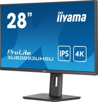 iiyama 28", IPS LED, 4K, 3840 x 2160, 60Hz, 300 cd/m², 3ms, HDMI x1, DisplayPort x1, USB x4, 39.5W - W128150597