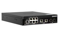 QNAP Half-width Rackmount 10GbE and 2.5GbE PoE++ Layer 2 Web Managed Switch for New-generation Wi-Fi Deployment - W128163490