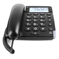 Doro Magna 4000 Analog Telephone Caller Id Black - W128252664