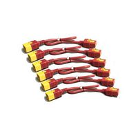 APC Power Cable Red 0.6 M C19 Coupler C20 Coupler - W128256663