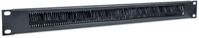 Intellinet 19" Cable Entry Panel, 1U, With Brush Insert, Black - W128253632
