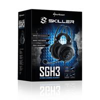 Sharkoon Skiller Sgh3 Headset Wired Head-Band Gaming Black, Titanium - W128254107