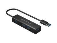 Conceptronic 4-Port Usb 3.0 Aluminum Hub With Usb-C To Usb-A Adapter - W128254735