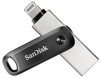 Sandisk Ixpand Usb Flash Drive 64 Gb Usb Type-A / Lightning 3.2 Gen 2 (3.1 Gen 2) Black, Silver - W128263941