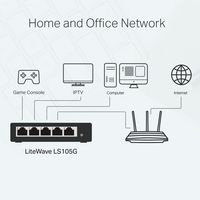 TP-Link 5-Port 10/100/1000Mbps Desktop Network Switch - W128268709