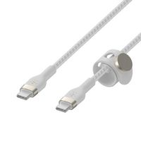 Belkin Boost Charge Pro Flex Usb Cable 2 M Usb 2.0 Usb C White - W128270252