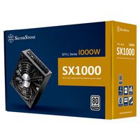 Silverstone Sx1000 Power Supply Unit 1000 W 24-Pin Atx Sfx-L Black - W128561863