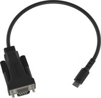 Vision Serial Cable Black Rs-232 Usb-C - W128256258