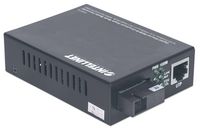 Intellinet Gigabit Ethernet Wdm Bi-Directional Single Mode Media Converter, 10/100/1000Base-Tx To 1000Base-Lx (Sc) Single-Mode, 20Km, Wdm (Rx1310/Tx1550) (Euro 2-Pin Plug) - W128258710