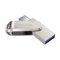 Sandisk Ultra Dual Drive Luxe Usb Flash Drive 1000 Gb Usb Type-A / Usb Type-C 3.2 Gen 1 (3.1 Gen 1) Stainless Steel - W128258880