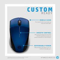HP Wireless Mouse 220 (Lumiere Blue) - W128261142
