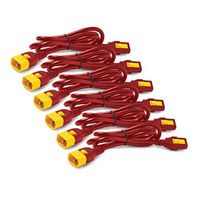APC Power Cable Red 0.61 M C13 Coupler C14 Coupler - W128266220