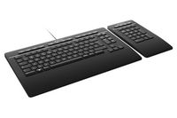 3Dconnexion Pro With Numpad Keyboard Usb + Rf Wireless + Bluetooth Qwerty Nordic Black - W128266620