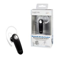 LogiLink Headphones/Headset Wireless Ear-Hook Calls/Music Bluetooth Black - W128268962