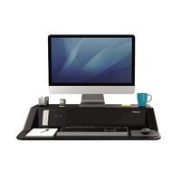 Fellowes Lotus Dx Sit-Stand Workstation - Black - W128269450