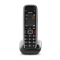 Gigaset E720 Analog/Dect Telephone Caller Id Black - W128270111
