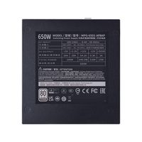Cooler Master Xg650 Platinum Power Supply Unit 650 W 24-Pin Atx Atx Black - W128272620