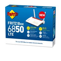 AVM Fritz!Box 6850 Lte Wireless Router Gigabit Ethernet Dual-Band (2.4 Ghz / 5 Ghz) 4G Red, White - W128273924