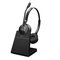 Jabra Engage 55 Headset Wireless Head-Band Office/Call Center Black, Titanium - W128274580
