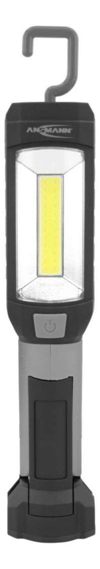 ANSMANN Wl230B Black, Grey Hand Flashlight Cob Led - W128280632