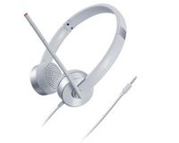 Lenovo 100 Stereo Analogue Headset Office/Call Center Silver - W128280760