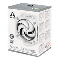 Arctic Freezer 34 Esports Duo - Tower Cpu Cooler With Bionix P-Series Fans In Push-Pull-Configuration Processor 12 Cm Grey, White 1 Pc(S) - W128252699