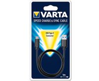Varta Usb Cable 1 M Usb 3.2 Gen 1 (3.1 Gen 1) Usb A Usb C Black - W128253793