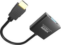 Vision Video Cable Adapter 0.23 M Hdmi Type A (Standard) Vga (D-Sub) Black - W128256241