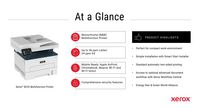 Xerox B235 A4 34Ppm Wireless Duplex Copy/Print/Scan/Fax Ps3 Pcl5E/6 Adf 2 Trays Total 251 Sheets - W128256244