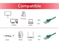 Equip Cat.6 U/Utp Patch Cable, 0.25M, Green - W128286237