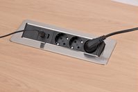 Brennenstuhl Power Extension 2 M 3 Ac Outlet(S) Indoor Black, Stainless Steel - W128288420