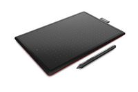 Wacom One By Medium Graphic Tablet Black, Red 2540 Lpi 216 X 135 Mm Usb - W128289417