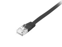 Equip Cat.6A U/Ftp Flat Patch Cable, 2.0M, Black - W128289483