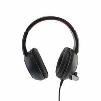 MediaRange Headphones/Headset Wired Head-Band Gaming Black, Red - W128289619