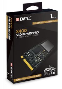 Emtec X400 M.2 1000 Gb Pci Express 4.0 3D Nand Nvme - W128290254