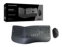 Conceptronic Orazio Ergo Wireless Ergonomic Keyboard & Mouse Kit, Portuguese Layout - W128290503