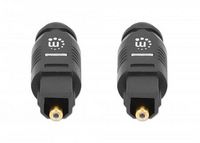 Manhattan Toslink Digital Optical Audiocable, 5M, Male/Male, Toslink S/Pdif, Gold Plated Contacts, Lifetime Warranty, Polybag - W128290662