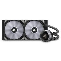Sharkoon S80 Rgb Computer Case, Processor All-In-One Liquid Cooler 12 Cm Black 1 Pc(S) - W128291977