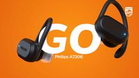 Philips Aa7306Bk/00 Headphones/Headset Wireless Ear-Hook, In-Ear Sports Bluetooth Black - W128299145