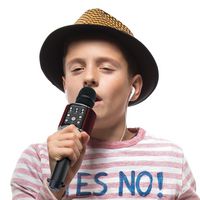 Lenco Bmc-090 Black Karaoke Microphone - W128299495