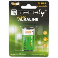 Techly ALKALINE 9V LR61 - W128318770