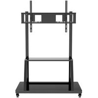 Techly TROLLEY FLOOR STAND/SUPPORT 55-100" WITH 1 SHELF - W128319042