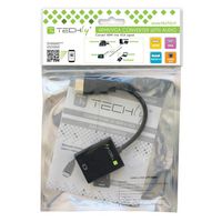 Techly HDMI MALE TO VGA FEMALE CONVERTER CABLE WITH AUDIO - W128319387