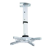 Techly EXTENSIBLE PROJECTOR CEILING MOUNT 15KG - SILVER - W128318959
