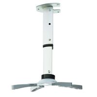 Techly EXTENSIBLE PROJECTOR CEILING MOUNT 15KG - SILVER - W128318959